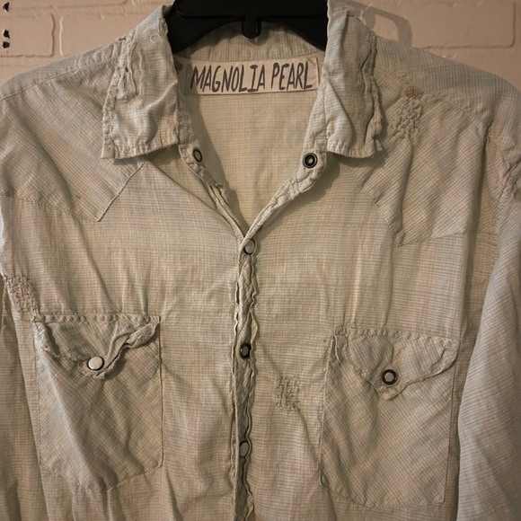 Magnolia Pearl Cotton Kelly Western Shirt - Picture 2 of 3